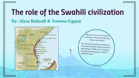 The Role Of The Swahili Civilization By Alysa Bedwell On Prezi