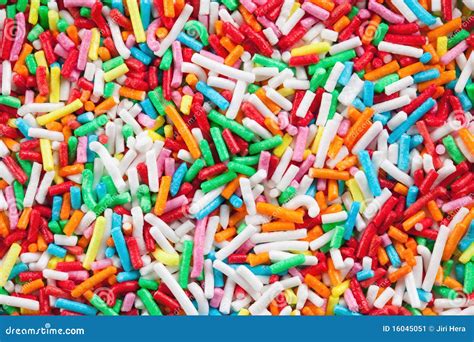 Colorful Sugar Sprinkles Stock Image Image Of Colorful 16045051