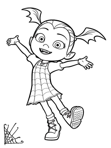 Dibujos de Vampirina para colorear para niños | WONDER DAY — Dibujos