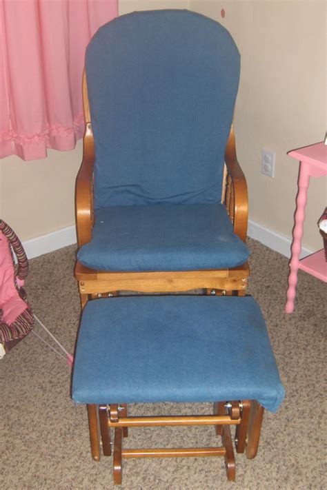 Sober wooden rocking chair, tobacco brownthis traditional looking rocking chair is a perfect to rest on and having a cup of. Yay, I Made It!: Rocking Chair Cover