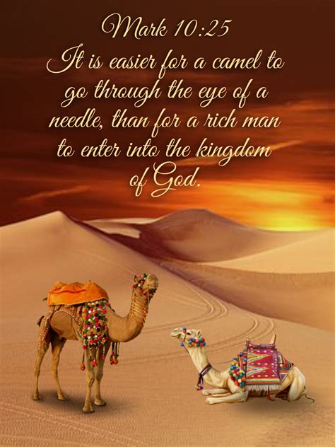 The term eye of a needle is used as a metaphor for a very narrow opening. Pin on KJV Christian Inspiration