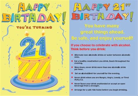 Printable 21st Birthday Cards Birthday Gallery 21st Birthday