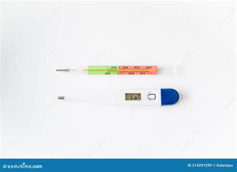 Pharmaceutical Medical Thermometer Isolated Stock Image Image Of