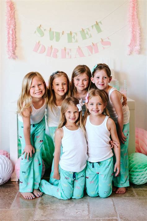 T Guests Matching Pajamas Slumber Party Ideas To Help You My Xxx Hot Girl
