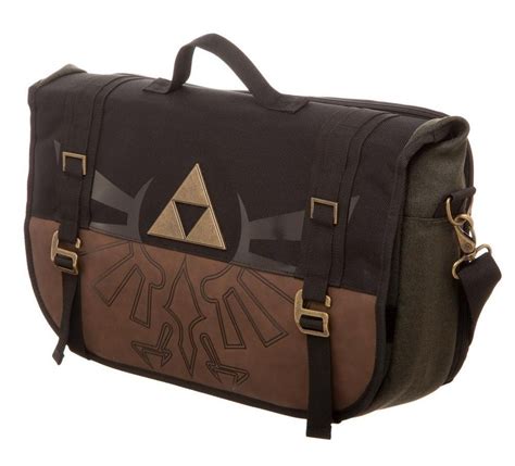 Nintendo Legend Of Zelda Triforce Licensed Messenger Bag Laptop School