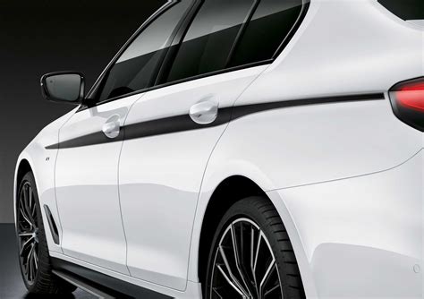 The New Bmw 5 Series M Performance Accent Stripes In Blacksilver 05