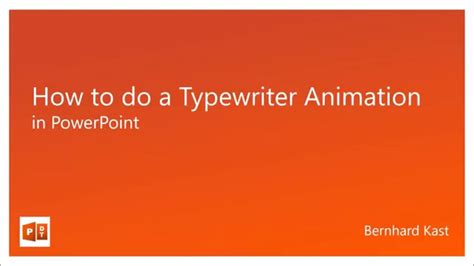 Text Typing Animation In Powerpoint Perwriters