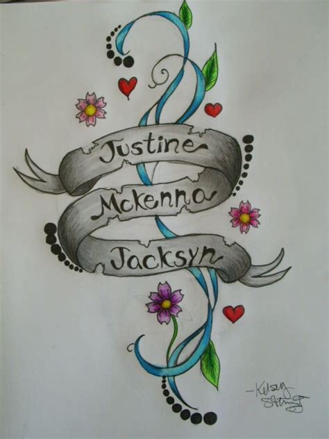 On this mom's shoulder you'll find the names of three children she loves dearly. Pin by Judith Widener Yadon on Kid name tattoos | Tattoos ...