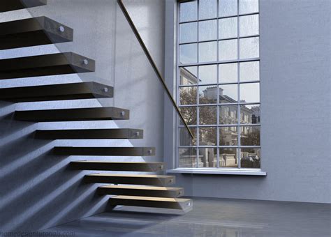 Learn How To Design A Cantilevered Floating Staircase