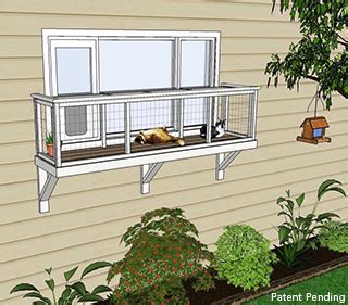 I felt so bad for my indoor cats and finally decided to build them their own easy diy cat enclosure to it took me pretty long to come up with the exact plans and materials on how i was going to build the after finishing the cage and comparing the childish looking plans to the actual cage, i came pretty. DIY Catio Plan: The Window Box™ Catio Plans