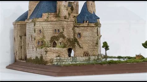 Miniature Castle Diorama Handcrafted Youtube