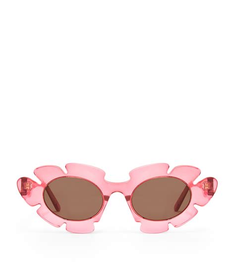 loewe pink x paula s ibiza flower sunglasses harrods uk