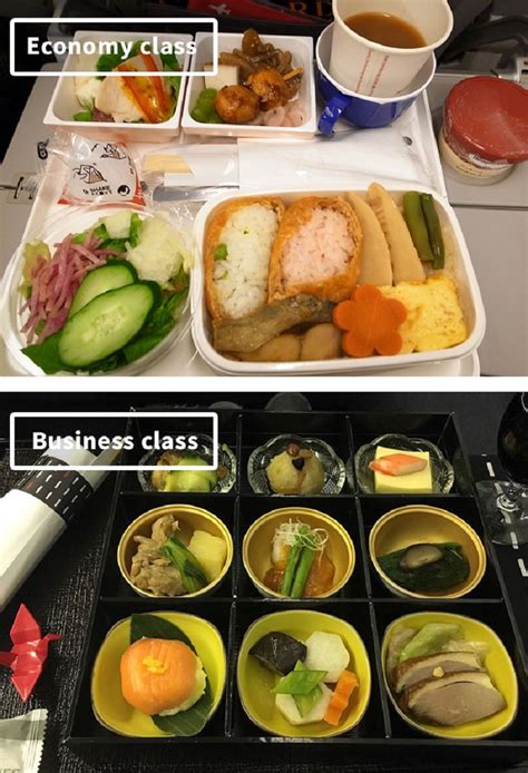 Singapore airlines still serves charles heidsieck champagne in business class, which is really as good as it gets for non vintage. Airplane Food: Economy Vs. First Class Meals on 19 Airlines