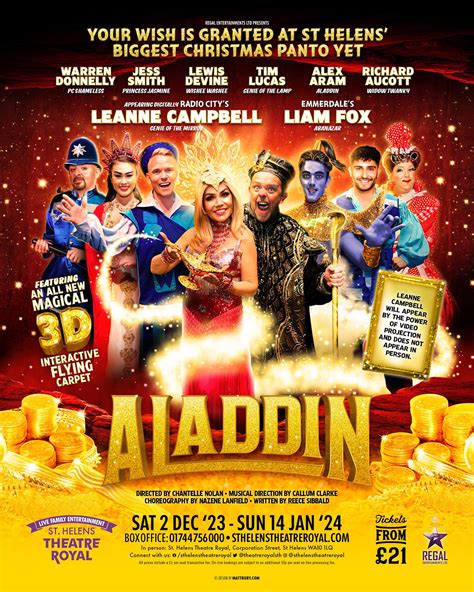 Aladdin Is Set To Enchant St Helens Theatre Royal This Christmas St