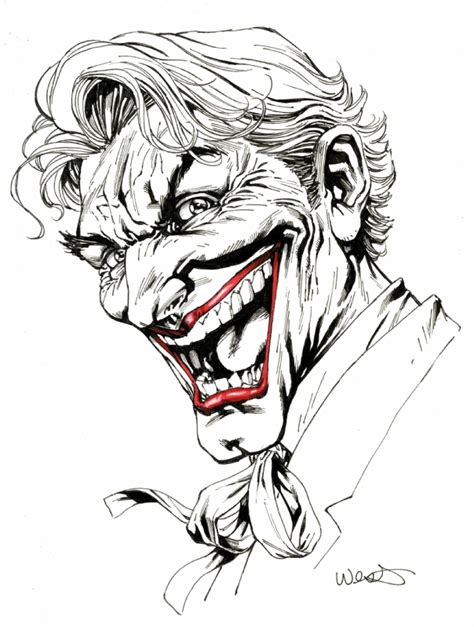 The Joker Comic Drawing At Explore Collection Of