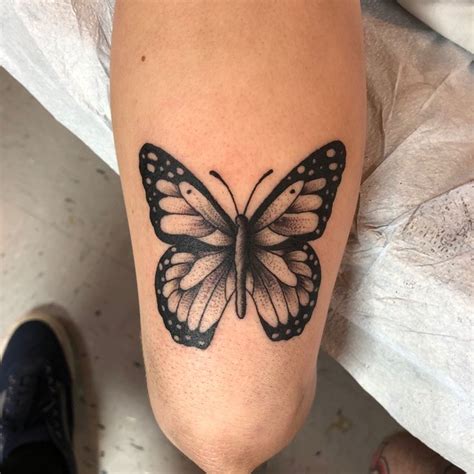 Butterfly Tattoo Butterfly Leg Tattoos Black Butterfly Tattoo Leg