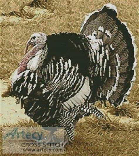 With over 200 designs, you'll find something here that is perfect for your next cross stitch project. Wild Turkey Cross Stitch Pattern domestic