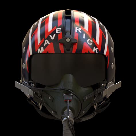Top Gun Maverick Tom Cruise Motorcycle Helmet By Thomas Pollart