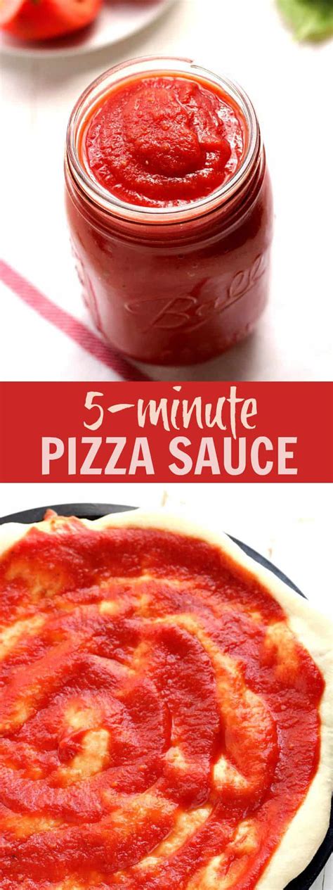 5 Minute Pizza Sauce Crunchy Creamy Sweet