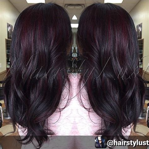 Hairstyle Trends 26 Amazing Examples Of Black Cherry Hair Colors