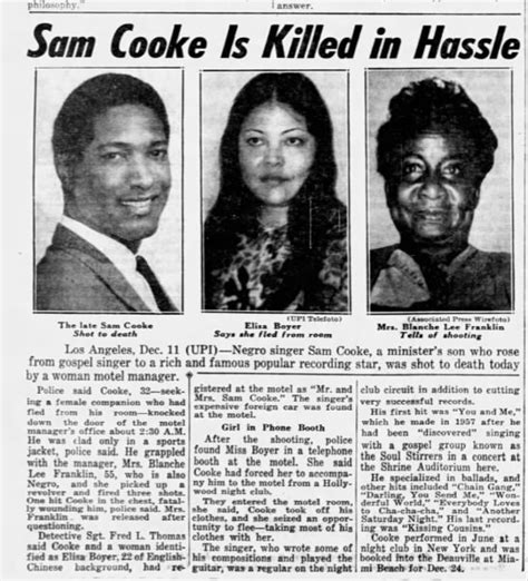 sam cooke death