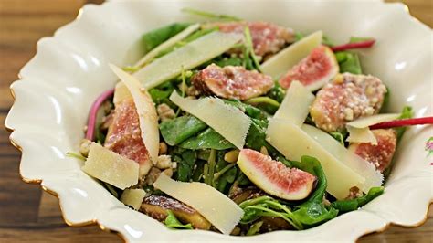 fig and goat cheese salad recipe the cooking foodie