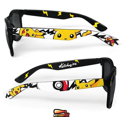 custom pikachu pokemon glasses sunglasses by ketchupize ketchupize