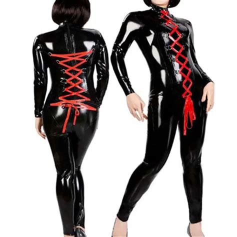 Sexy Spandex Catwoman Latex Black Catsuit Catwomen Costumes Erotic