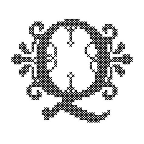 We offer a simple all capital letter pattern set for free. Counted Cross Stitch Pattern Formal Letters for Initials ...