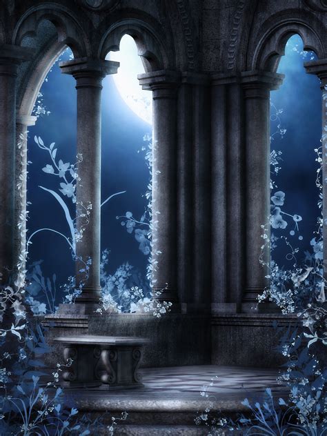 Fantasy Fairy Stone Arches Background Fantasy Background Gothic
