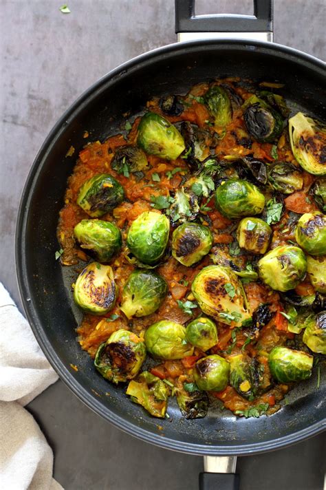 Roasted brussels sprouts are addictively crunchy and the perfect side dish for almost any occasion. Curried Caramelized Brussels Sprouts (Pan Seared) - Vegan ...