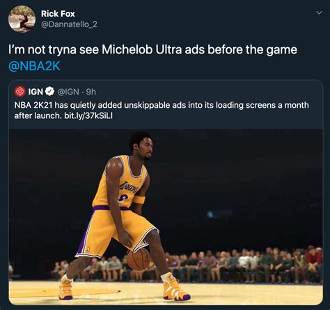 Fans Blow Up At Nba 2k 21 For Putting Unskippable Ads In Their 70