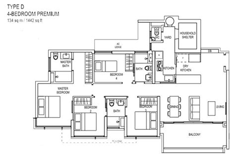 Furbished layout / floor plans. The Terrace EC | My Waterway @ Punggol | The New Launch ...