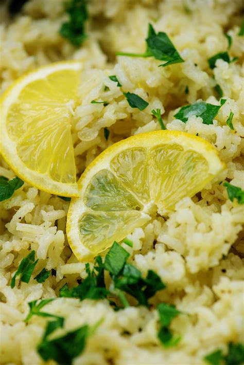 Greek Lemon Rice Recipe Greek Rice Greek Lemon Rice Rice Side Dishes
