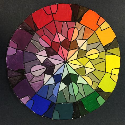 Mrs Willes Art Room Advanced Art Color Wheel Kaleidoscopes