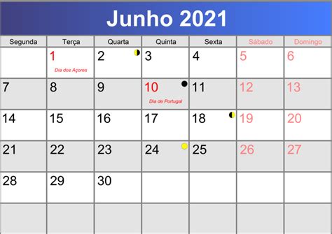 Início início > planejamento planejamento > calendário calendário > mês mês. Calendário junho 2021 printable PDF | abc-calendario.pt