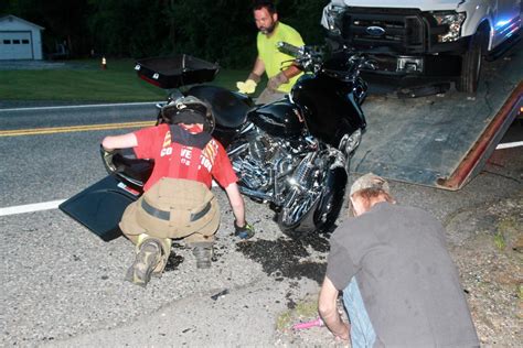 Three Sent To Hospital After Motorcycle Truck Collide Police And