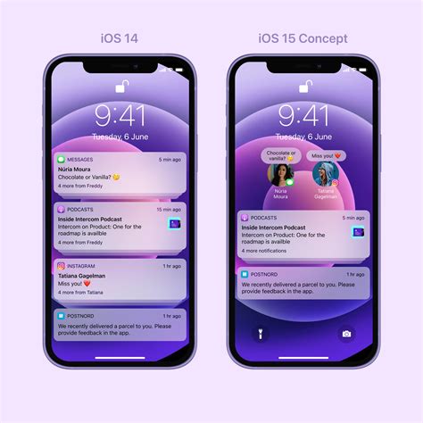 IOS 15 Lock Screen Concept R Ios