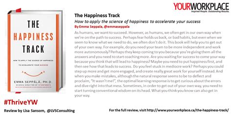 The Happiness Track How To Apply The Science Of Happiness By Your