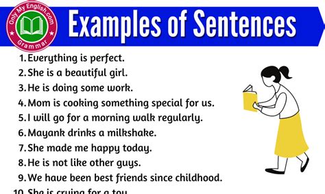 20 Examples Of Sentences Onlymyenglish Com
