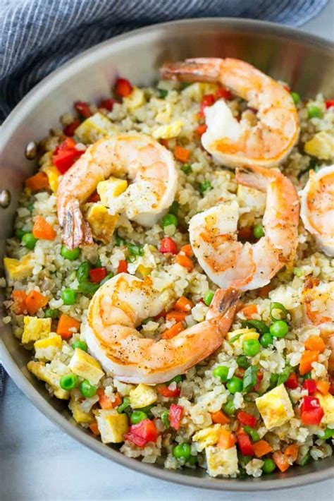 Toss the drained pasta with the sauce until the pasta is well coated. Shrimp Cauliflower Fried Rice | Recipe | Cauliflower fried ...