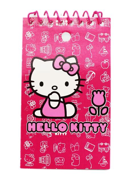 Hello Kitty Spiral Flip Notepad