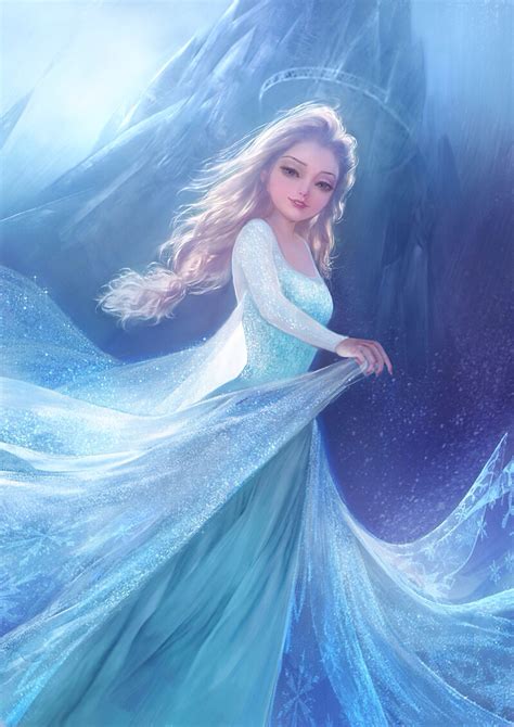 Safebooru 1girl Blonde Hair Blue Eyes Dress Elsa Frozen Frozen Disney Lips Long Hair