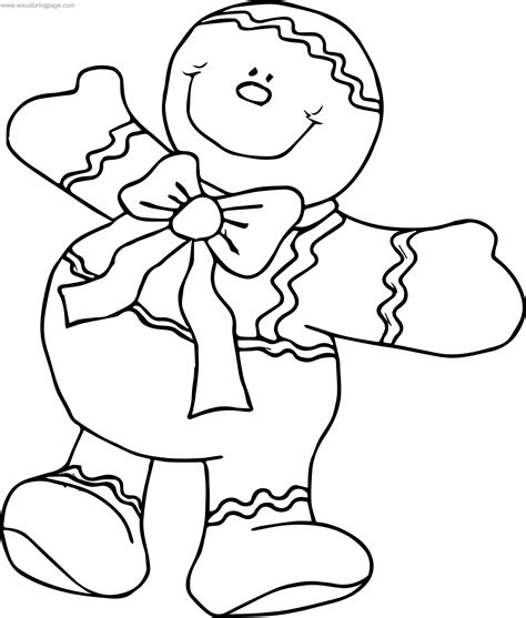 100% free sweet treats coloring pages. Gingerbread Big Cookie Man Coloring Page | Wecoloringpage.com