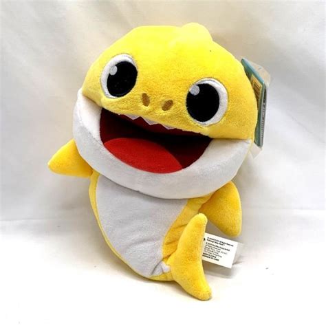 Pinkfong Toys Wowwee Pinkfong Baby Shark Song Puppet Plush 2 Inch