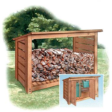 The benefits of using firewood shed plans, to build a shelter for fire wood, far exceeds leaving your kindle unprotected. 10 Wood Shed Plans to Keep Firewood Dry - The Self-Sufficient Living