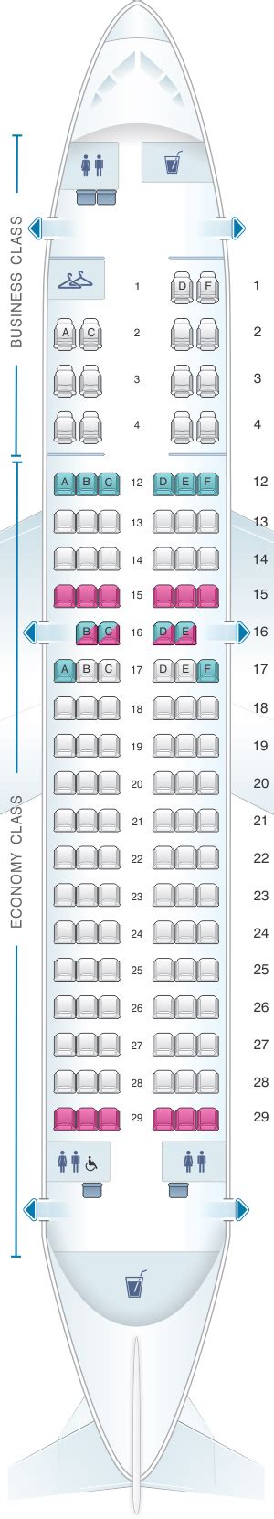 Plan De Cabine Air Canada Airbus A319 100 Seatmaestrofr