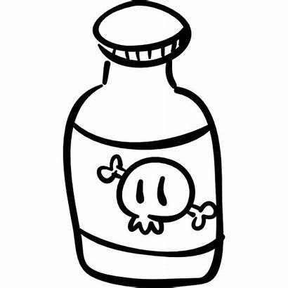Poison Bottle Halloween Icon Icons Svg Vector