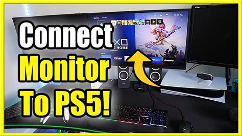 How To Connect Monitor To Ps5 With Pc Speakers No Adapters Youtube