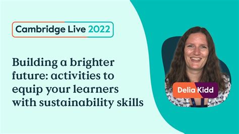 Building a brighter future: activities to equip your learners with